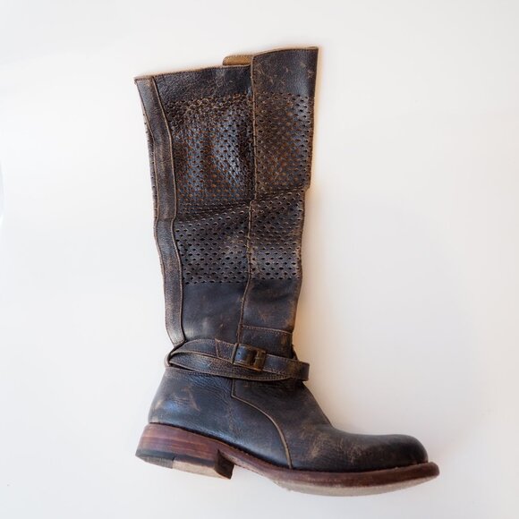 Bed | Stu Leather Knee-High Boots - Picture 1 of 4